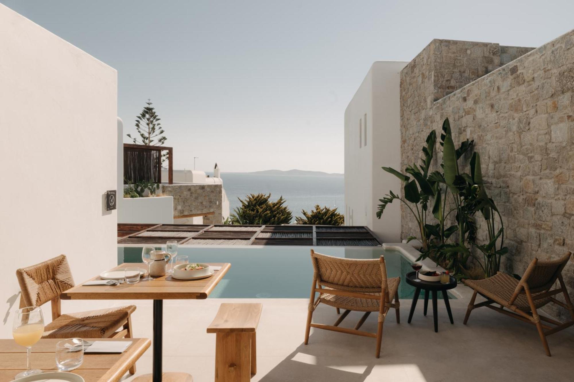Bard De Sol Hotell Mykonos Town Exteriör bild