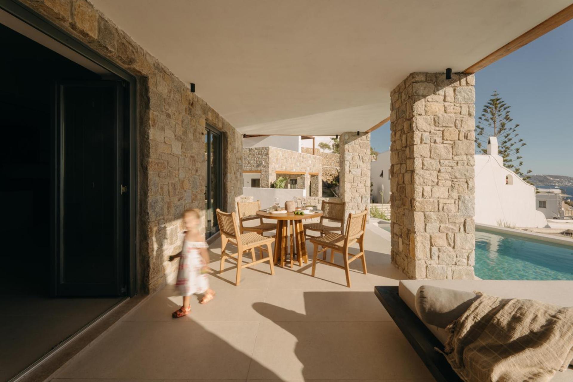 Bard De Sol Hotell Mykonos Town Rum bild